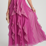 Bojana | Halter Maxi Ruha Rásegítéssel