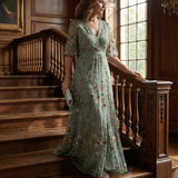 Aleksandra | Halter Bloom Flow Maxi Ruha