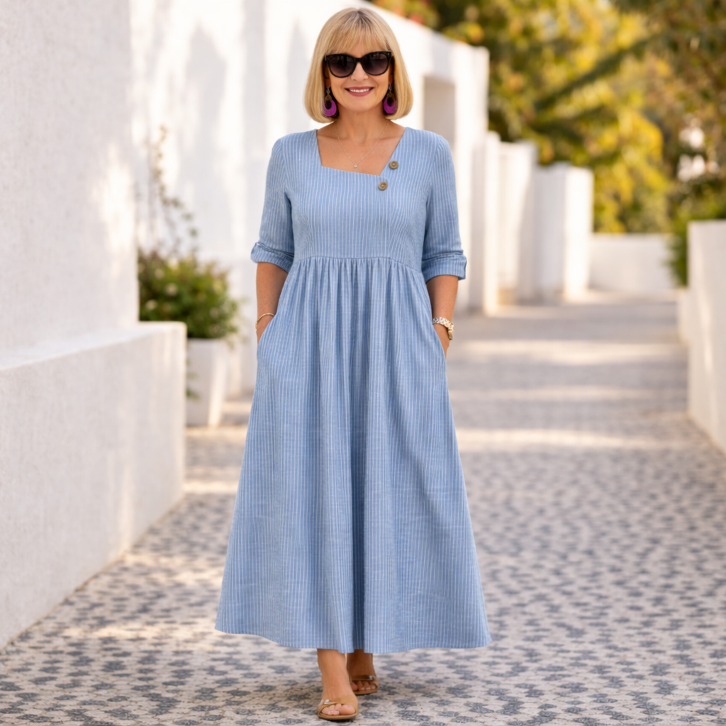 Cleomarie | Elegáns Midi Ruha