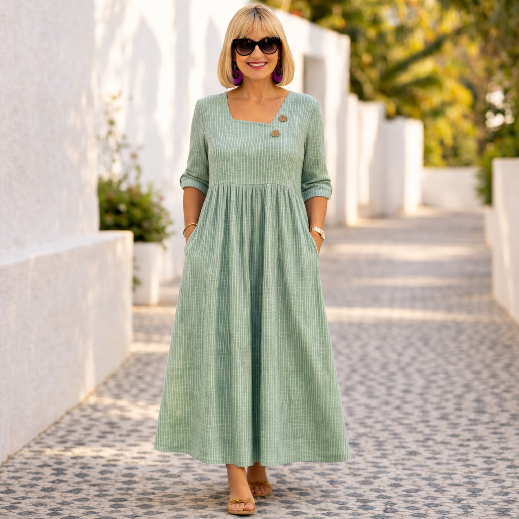 Cleomarie | Elegáns Midi Ruha