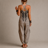 Erminilde | Boho hímzett overall
