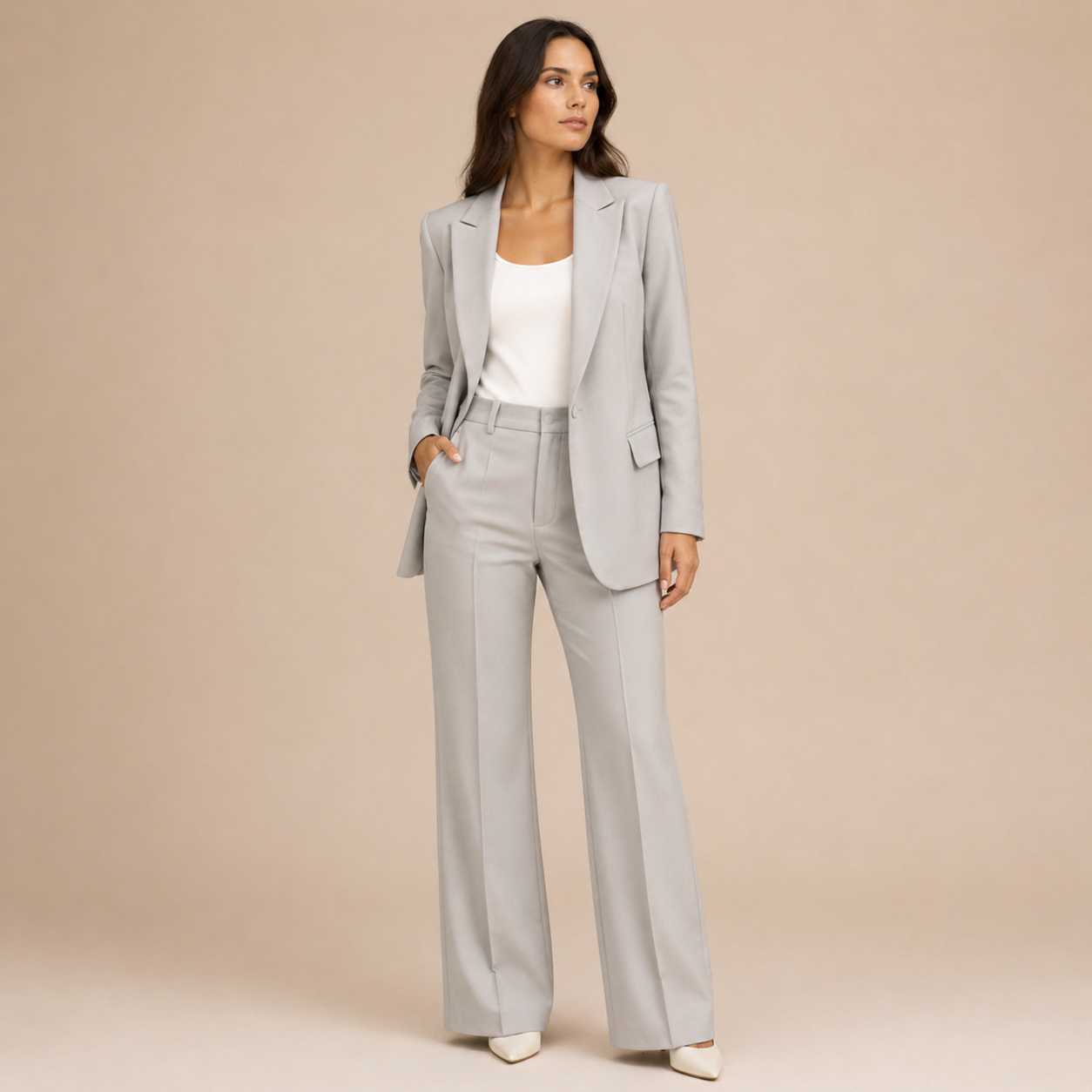 Vanessa™ | Elegáns szett széles nadrággal