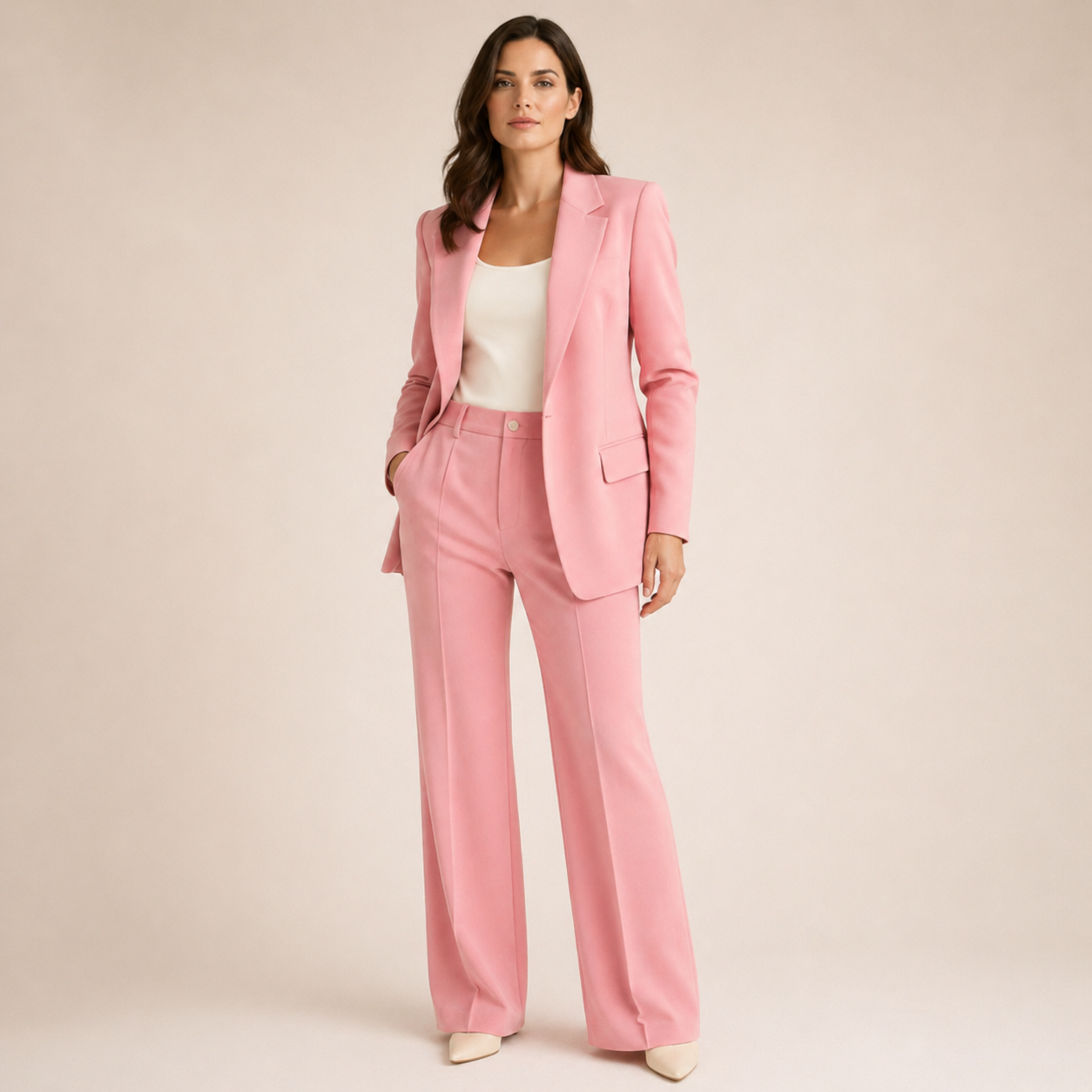 Vanessa™ | Elegáns szett széles nadrággal
