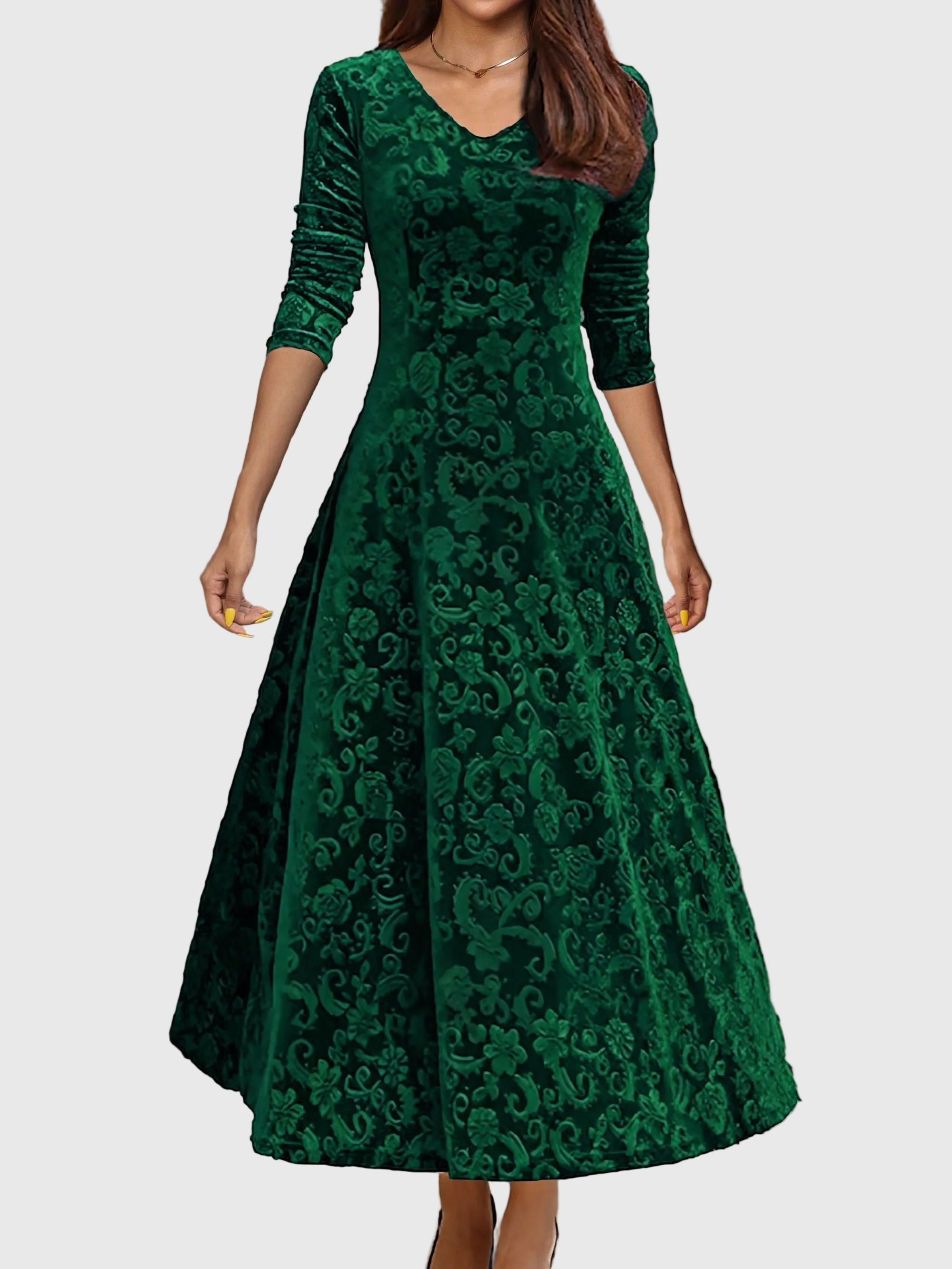 Noémi - Ünnepi Velúr Elegancia Ruha