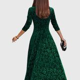 Noémi - Ünnepi Velúr Elegancia Ruha