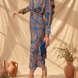 Celeste | Midi Ruha Eleganza Fiorita