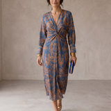 Celeste | Midi Ruha Eleganza Fiorita